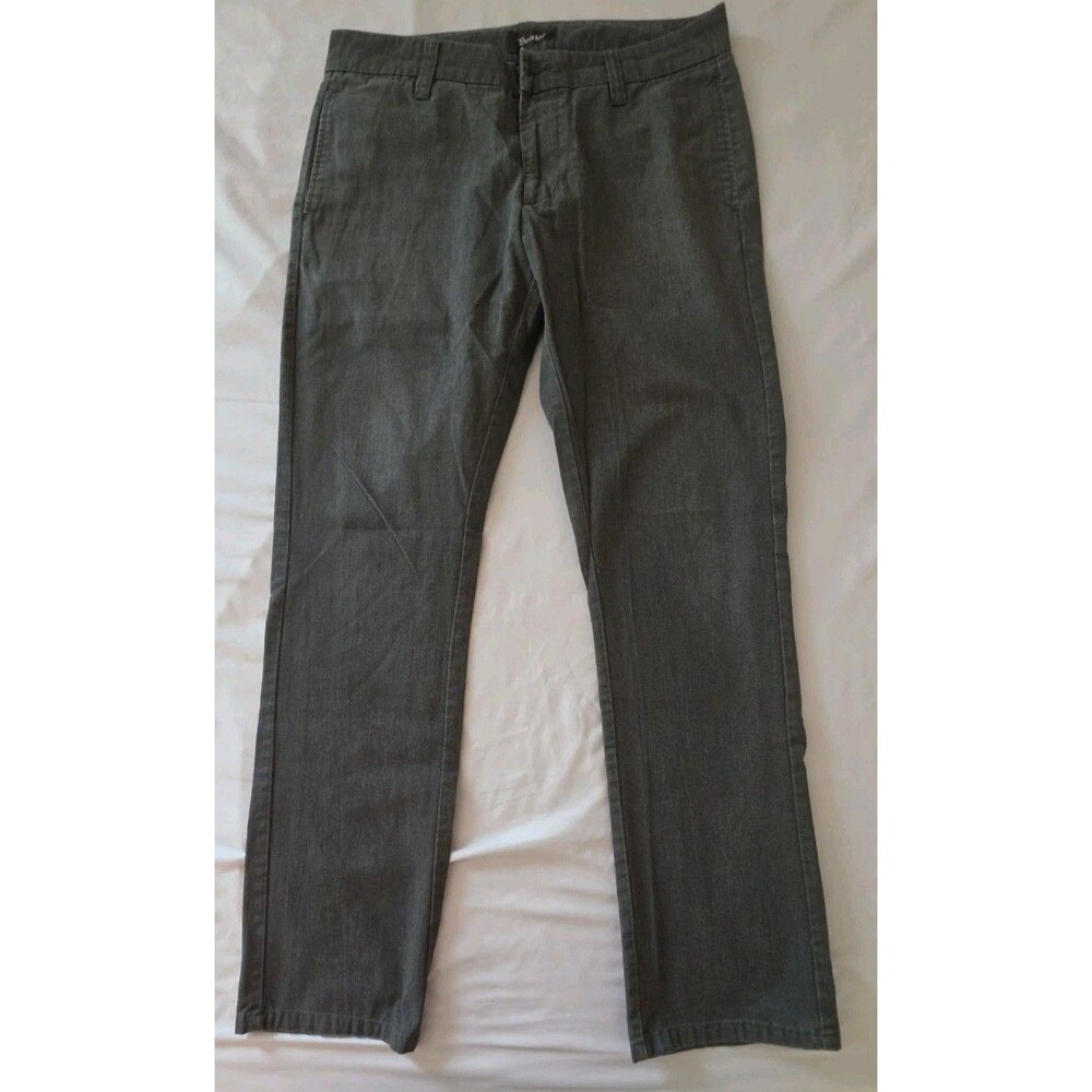 Brixton Chino Pants Charcoal Gray 33 X 32